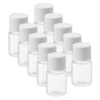 uxcell пластиковая бутылка 0.17 унция 5ml жидкий . магазин контейнер прозрачный белый наклейка жидкость бутылка 10 штук входит 