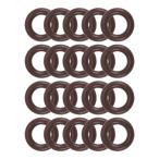 uxcell Raver производства уплотнительное кольцо FKM наклейка прокладка наружный диаметр 7mm внутренний диаметр 4mm ширина 1.5mm 20 штук 