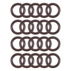 uxcell фтор резина уплотнительное кольцо 9mm наружный диаметр 6mm внутренний диаметр 1.5mm ширина me Trick FKM изоляция прокладка 20 штук входит 