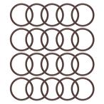 uxcell фтор резина уплотнительное кольцо 19mm наружный диаметр 16mm внутренний диаметр 1.5mm ширина me Trick FKM изоляция прокладка 20 штук входит 