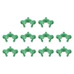 uxcelllabo joint зажим пластик 14/20 кроме того, 14/35 стекло конус joint для labo коннектор зеленый 10 шт 