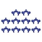 uxcelllabo joint зажим пластик 14/20 кроме того, 14/35 стекло конус joint для labo коннектор голубой 10 шт 