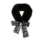 uxcell Allegra K искусственный мех muffler шарф пелерина защита горла "neck warmer" бабочка .. теплый женский 130x8cm