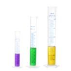 uxcell пластик мерный цилиндр 50ml 100ml 250ml мерный цилиндр двусторонний метров закон прозрачный шестиугольник основа 3.1 комплект 