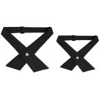 uxcell Allegra K настройка возможность бабочка галстук школа форма бабочка галстук 2 шт женский черный *2 one размер 