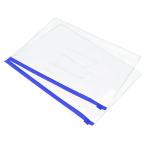 Yahoo! Yahoo!ショッピング(ヤフー ショッピング)uxcell ジップ封筒ファイルバッグ ビルドキュメントポケット A5 サイズ PVC クリア オフィス ホーム用 ブルー 10枚入り