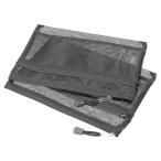 Yahoo! Yahoo!ショッピング(ヤフー ショッピング)uxcell メッシュジッパーバッグ A5ナイロンダブルレイヤージップファイルポーチ収納オーガナイザーポケット ブラック 6個入り