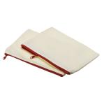 Yahoo! Yahoo!ショッピング(ヤフー ショッピング)uxcell キャンバスジッパーポーチ ブランク DIYバッグ 筆入れ プレーン クラフト収納ポケット 旅行整理アクセサリー用 レッド 4個