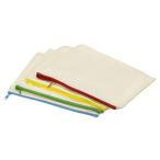 Yahoo! Yahoo!ショッピング(ヤフー ショッピング)uxcell キャンバスジッパーポーチ ブランクジップ DIYバッグ 筆入れ 収納ポケット 旅行整理アクセサリー用 マルチカラー 4個