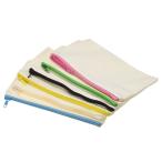 Yahoo! Yahoo!ショッピング(ヤフー ショッピング)uxcell ズックバッグ ブランク DIY ジップバッグ 筆入れ オーガナイザーポケット クラフト 旅行アクセサリー用 マルチカラー 6個