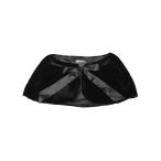 uxcell Allegra K шаль лента Thai свадьба пальто party LAP палантин elegant искусственный мех черный XL