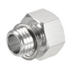 uxcell шестиугольник rete.-sa- втулка M12 мужской -1/8 PT женский aluminium сплав труба соединительная муфта rete.-sa- адаптор 