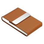 uxcell PATIKIL 名刺ホルダー PUレザー �