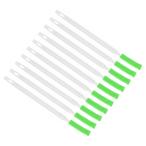 uxcell PATIKIL 使い捨て隙間ブラシ 掃除ブラシ 隙間汚れ用ブラシ 20本 フランネルスクラブ 小穴ギャップコーナー掃除ツール グリーン