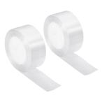 PATIKIL ширина 38mm 22m атлас лента 2 шт двусторонний solid craft roll party Home DIY упаковка оборудование орнамент для белый 