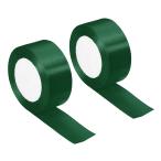 PATIKIL ширина 38mm 22m атлас лента 2 шт двусторонний solid craft roll party Home DIY упаковка оборудование орнамент для темно-зеленый 