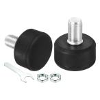 PATIKIL ролик skate to- Stop 15.5mm болт имеется 1 пара 82A раунд ролик skate аксессуары для замены черный 