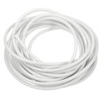 PATIKIL 5 m 13AWG 電線 絶縁 高温耐性 電気 柔軟 シリコンケーブル ランプ ボイラー ヒーター用 ホワイト