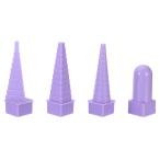 uxcell PATIKILki кольцо окантовка bati комплект 4 шт бумага полоса Shape изготовление DIY искусство craft для лиловый 