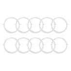 PATIKIL 10 M бадминтон ракетка -тактный кольцо 10 шт долговечность нейлон ракетка замена линия s красный тросик высота .. белый 