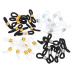 uxcell PATIKIL очки цепь коннектор держатель 40 шт регулировка возможность предотвращение скольжения держатель цепь end петля мульти- женский мужской очки 