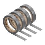 PATIKIL 8m лента для рукояток finising лента ракетка отделка лента 4 шт PVC ракетка аксессуары склеивание . серый 