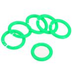 uxcell PATIKIL 21mm наружный диаметр 15mm внутренний диаметр Roo z leaf кольцо 50 шт жнец - кольцо книга@DIY фото альбом для зеленый 
