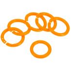 uxcell PATIKIL 21mm наружный диаметр 15mm внутренний диаметр Roo z leaf кольцо 50 шт жнец - кольцо книга@DIY фото альбом для orange 