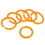 uxcell PATIKIL 28mm наружный диаметр 20mm внутренний диаметр Roo z leaf кольцо 50 шт жнец - кольцо книга@DIY фото альбом для orange 