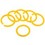uxcell PATIKIL 41mm наружный диаметр 32mm внутренний диаметр Roo z leaf кольцо 50 шт жнец - кольцо книга@DIY фото альбом для желтый 