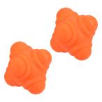 PATIKIL bow ns реакция мяч 2 шт регулировка мяч. ...TPR низкий сложность бейсбол футбол софтбол баскетбол для orange 