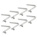 PATIKIL 8.5x5mm байдарка лопасть зажим 8 шт paul (pole) кнопка кнопка springs зажим сталь средний пустой кнопка locking камера 
