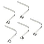 PATIKIL 8x8mm байдарка лопасть зажим 5 штук входит paul (pole) кнопка кнопка springs зажим сталь solid кнопка locking камера 