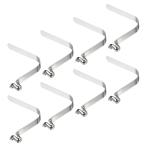 PATIKIL 10x8mm байдарка лопасть зажим 8 штук входит paul (pole) кнопка кнопка springs зажим сталь средний пустой кнопка locking камера 