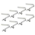 PATIKIL 5.5x3.8mm байдарка лопасть зажим 8 штук входит paul (pole) кнопка кнопка springs зажим сталь средний пустой кнопка locking камера 