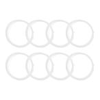 PATIKIL 10mx0.75mm бадминтон ракетка -тактный кольцо 8 шт высокий гибкость нейлоновая струна замена бадминтон ремонт аксессуары белый 