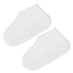 uxcell PATIKILM складной возможность водонепроницаемый обувь покрытие водонепроницаемый чехлы на обувь силикон повторный использование возможность предотвращение скольжения дождь. день снег. день белый 