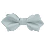 Elerevyo мужской pre Thai do бабочка галстук бриллиант po Inte do solid bow Thai формальный свадьба для серебряный серый One Size