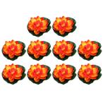 uxcell VOCOSTE человеческий труд плавающий Lotus цветок человеческий труд Lotus цветок сад фунт бассейн оборудование орнамент для orange 10 cm 10 шт 