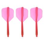 uxcell PATIKIL в одном корпусе дартс вал . полет 3 шт долговечность пластик дартс полет комплект красный 