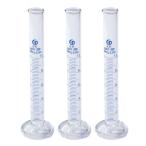 uxcell PATIKIL 10ml 3.3 howe Kei кислота стекло мерный цилиндр 3 шт высота прозрачный раунд основа голубой шкала . цилиндр прозрачный 
