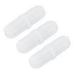 uxcell магнитный стержень мешалки общая длина 25mm лента кольцо PTFE покрытие магнит белый labo для 3 штук входит 