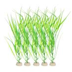 uxcell VOCOSTE человеческий труд растения аквариум аквариум. оборудование орнамент пластик человеческий труд водное растения аквариум для зеленый 30.5cm 5 шт 