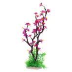 uxcell VOCOSTE аквариум. аквариум. оборудование орнамент растения Mini аквариум оборудование орнамент PVC растения 32.5cm 1 шт белый, лиловый 