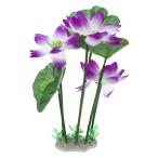 uxcell VOCOSTE аквариум. аквариум. оборудование орнамент растения Mini аквариум оборудование орнамент пластик растения 26cm 1 шт белый, лиловый 