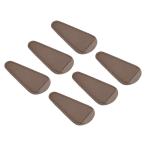 PATIKIL 74mmx37mm PU кожа ножницы. ножны 6 шт si The - покрытие протектор переносной восстановление сумка . шерсть cut для темно-коричневый 