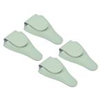 PATIKIL 115mmx67mm вышивка ножницы. ножны 4 шт PU кожа коготь. . кожа ножницы покрытие маленький ... кусачки зажим для защита ke- скользящий зеленый 