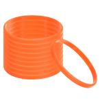 PATIKIL силикон браслет 30 штук входит цвет резина напульсник blank эластичный спорт частота взрослый синий подросток спорт команда orange 