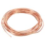 uxcell PATIKIL 5M solid . медь линия 14 мера 99.9% оригинальный медь линия 2mm Be DIN g тросик металлический растения стебель галстук 