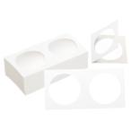 uxcell PATIKIL 2x2 монета f "губа" 50 шт 40mm картон монета держатель бумага монета держатель монета сбор белый 